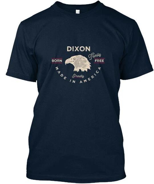 Семейная футболка Dixon Family Born Free Премиум Сделано в США Размер от S до 5XL
