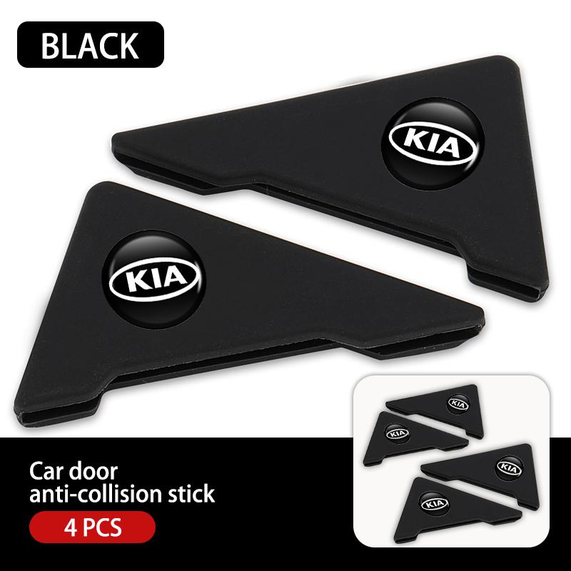 AAAHE1 Silicone Car Door Corner Protective Cover Anti-Scratch Sticker For KIA Cerato Soul Venga Forte Spectra Sedona Niro Cadenza