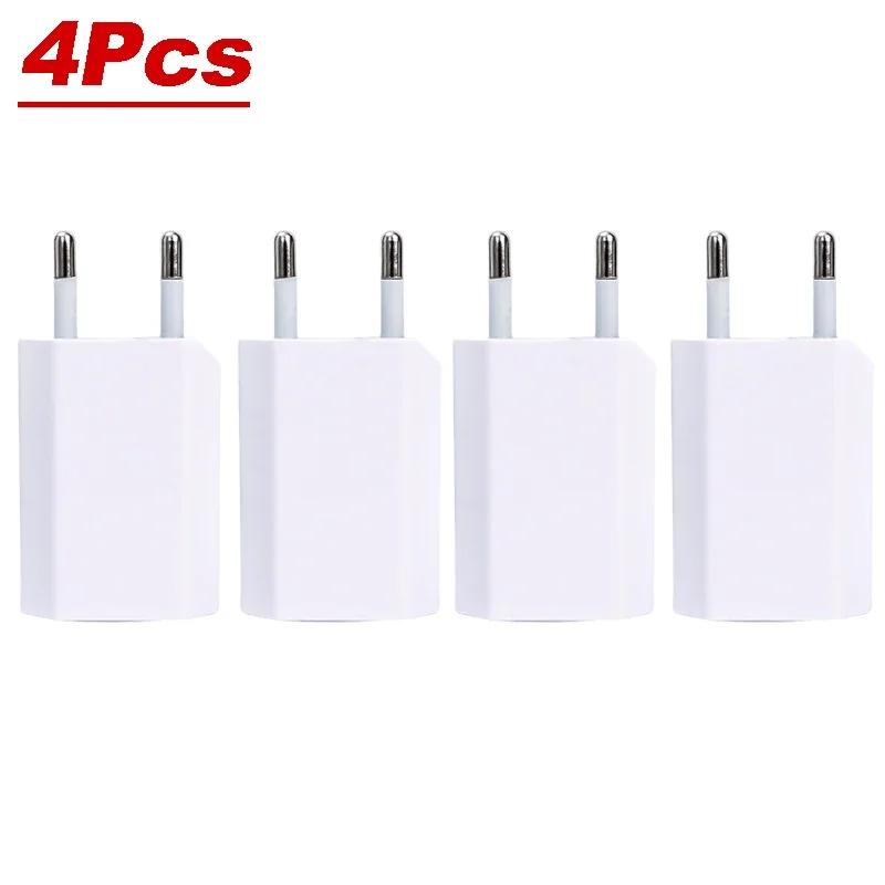 EU Plug USB Travel Wall Charger 5V 1A Power Adapter For Apple iPhone Samsung Xiaomi Google Universal EU Quick Charger Plug