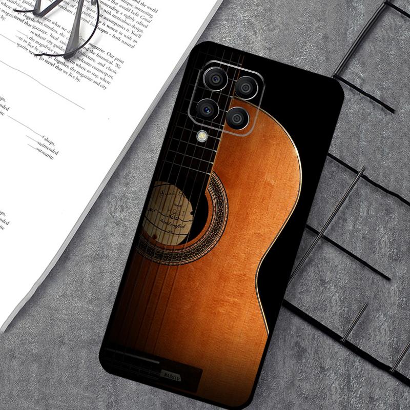 Чехол для телефона Samsung Galaxy M14 M12 M11 M13 M15 M06 M16 M36 M56 M31 M53 M32 M52 M35 M55 M34 M54 с рисунком гитары
