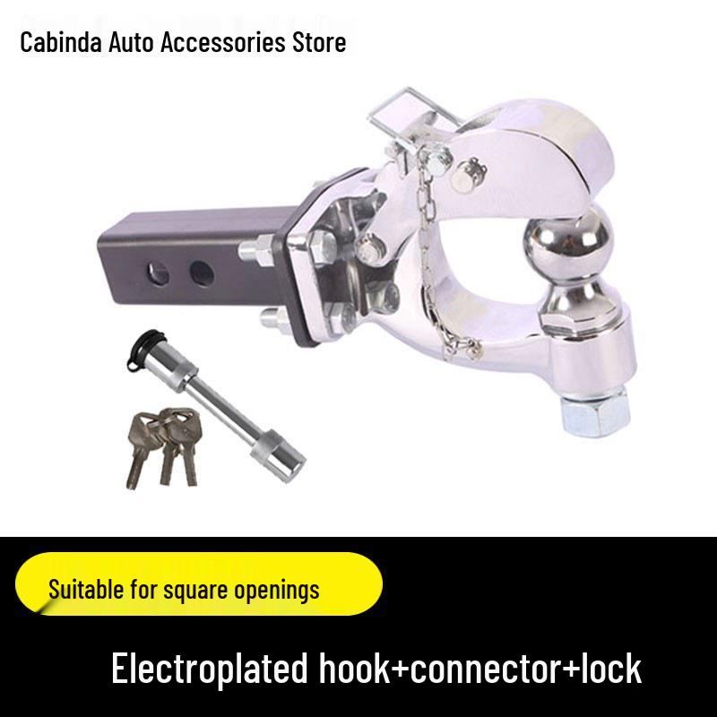 Совместимо с буксировочными крюками для Ford Bronco RV, буксировочными крюками «Голова тигра с квадратной пастью» и фаркопами.