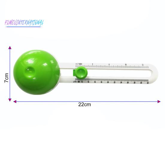 1 комплект кругового резака, простой в использовании, прочный круглый резак, круглый режущий инструмент с регулируемым диаметром для поделок из бумаги