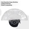 Dustproof Grinder Guard Angle Grinder Saw Guard 10-inch Transparent Hood Aluminum Saw Accessories For Woodworking Carpentry Wood