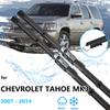 2x для Chevrolet Tahoe GMC 2WD PPV Yukon MK3 2007 ~ 2014 передние и задние щетки стеклоочистителя, автомобильные аксессуары, замена чистки