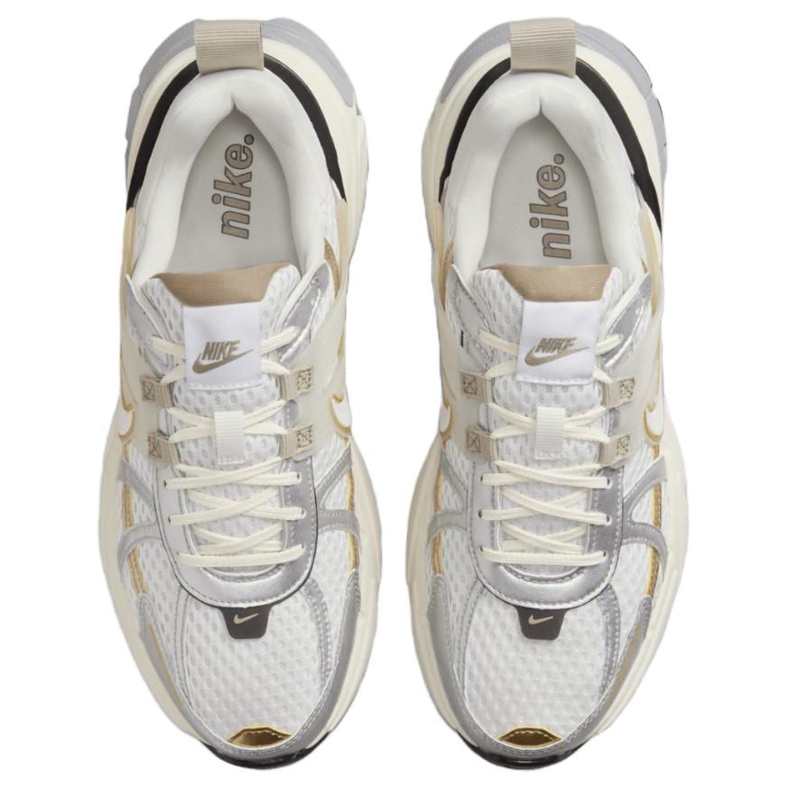 Nike V2K Run Khaki Metallic Silver Женские кроссовки Кремово-белые HJ7245-100