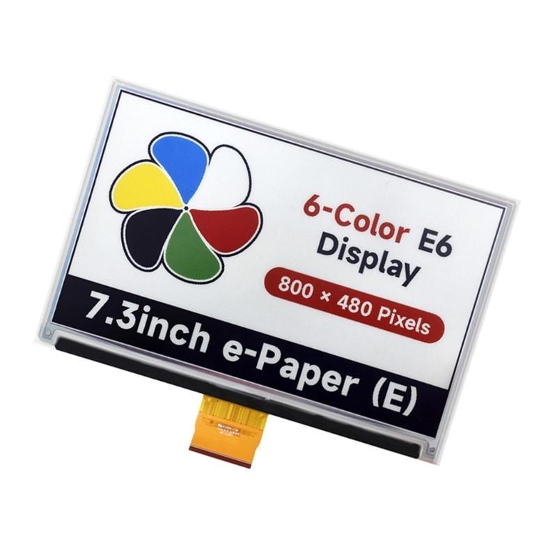 7.3inch Enectronic Screen 800x480 Pixel LCD Panel 6-Color Advanced Communication Low Power Consumption Display
