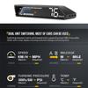 Автомобильный проекционный дисплей цифровой OBD Hud многофункциональный автомобильный прибор спидометр сигнализация превышения скорости двойной HD экран