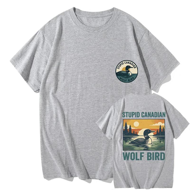 Илья Розанов 81 Накал Страстей ТВ Футболки Чистый Хлопок Модные Повседневные Футболки Глупая Канадская Волк Птица Футболки Уличная Одежда