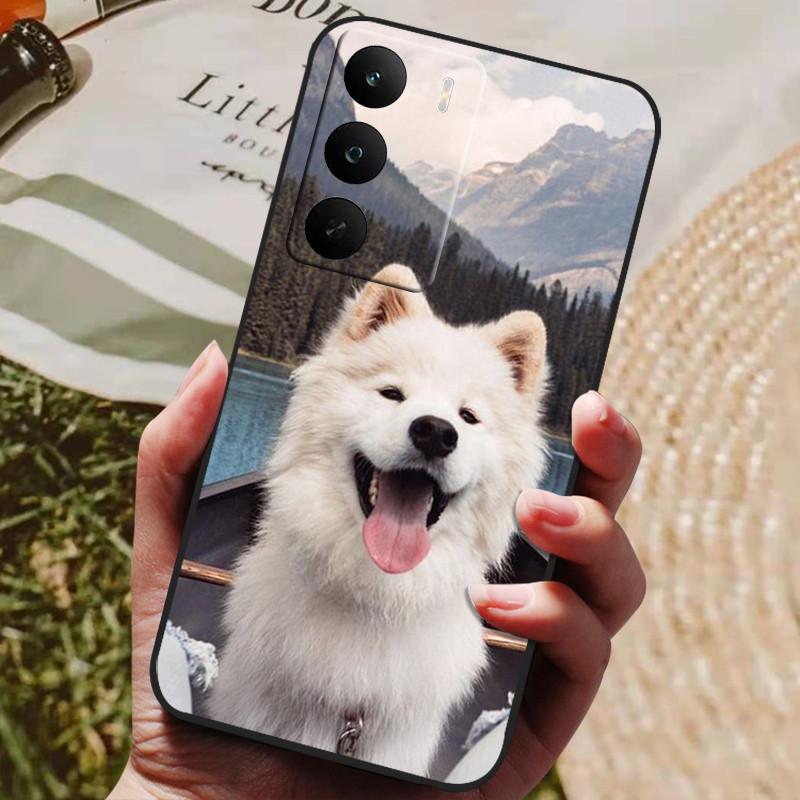 Чехол для OPPO Realme C71 Мягкий силикон Роскошный ударопрочный чехол для Realme C73 ТПУ Чехол Милый кот Funda Оболочка RealmeC71 4G Глобальный
