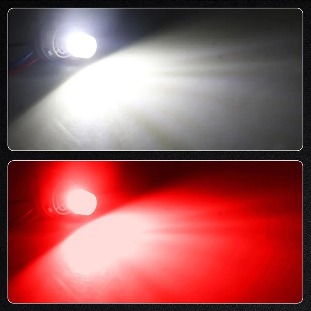 2pcs 1157 P21/5W BAY15D Stop Bulb Brake Lights Auto Daytime Running DRL Strobe Flash Light Taillight Red White 12v