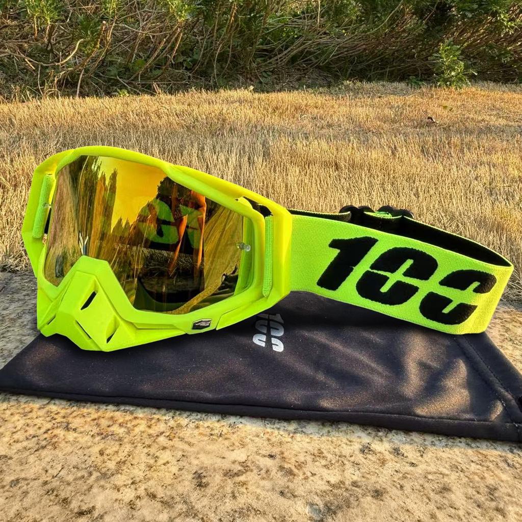 100 New Motocross Goggles Moto Glasses Outdoor Sport Cycling Dirt-Bike Off-Road Sun Glasses MX ATV Men Motorcycle Helmet Goggles