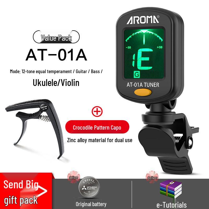 Универсальный электронный тюнер Anoma для гитары, укулеле и скрипки