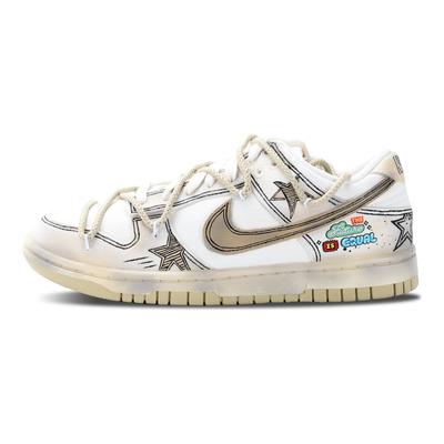 Кроссовки Dunk Low top для скейтбординга Женские Белые FD0868-133(Команда130-)