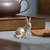 Bunny Figurines Ornaments Table Decor Sculptures Home Decor Sculptures Rabbit Statue for Yard Nightstands Patio Desk