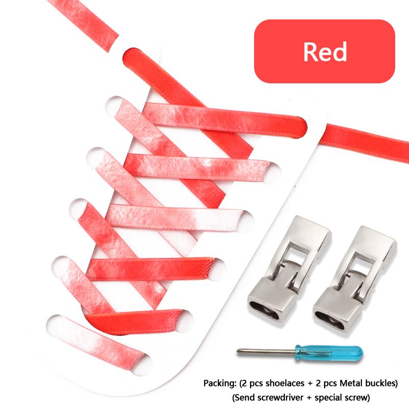 Красочные эластичные крестообразные шнурки без завязок кроссовки 8 мм шириной плоские без завязывания шнурки детские взрослые радужные резиновые шнурки