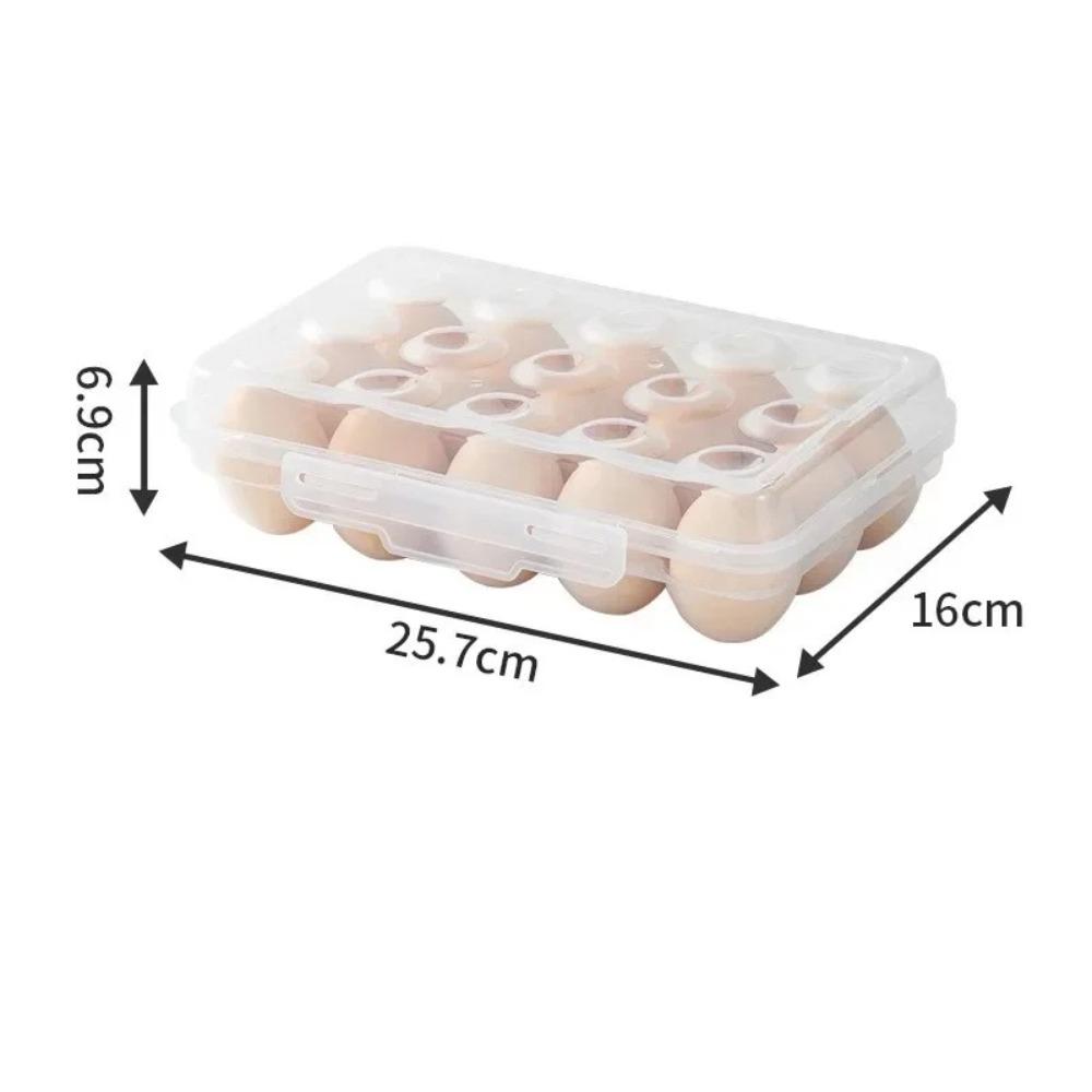 Stackable Design Egg Storage Box Plastic Egg Tray Space Saver Egg Holder  Outdoor Activities