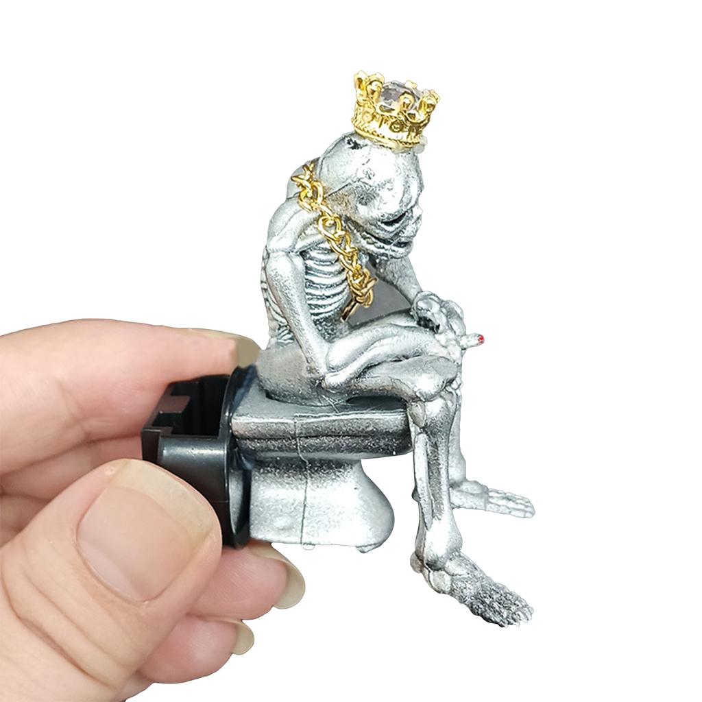 Освежитель воздуха в автомобильном дефлекторе с черепом в форме орнамента Диффузор эфирных масел Свежий воздух в дефлекторе Ароматерапия Автомобильные аксессуары