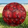 Essendon Football Print Size 5 Soccer Ball, PU Wear Resistant Football for Match Training and Daily Practice, Birthday Gift for Soccer Fans