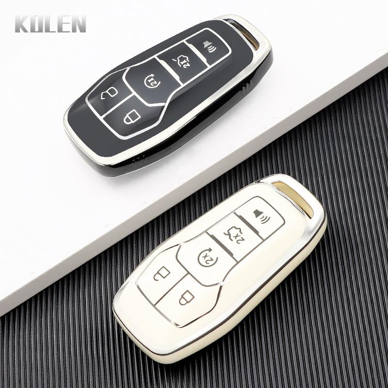 Новый ТПУ Чехол-Крышка Оболочка для Автомобильного Ключа Ford Fusion Mondeo Mustang F-150 Explorer Edge Защитные Аксессуары для Брелока