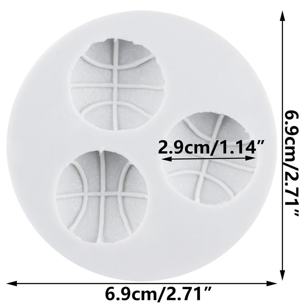 Футбол Баскетбол Силиконовая форма Бейсбол Регби Волейбол Формы для мастики Инструменты для украшения торта Топпер для кекса Конфета Глина Шоколад Форма для гампасты