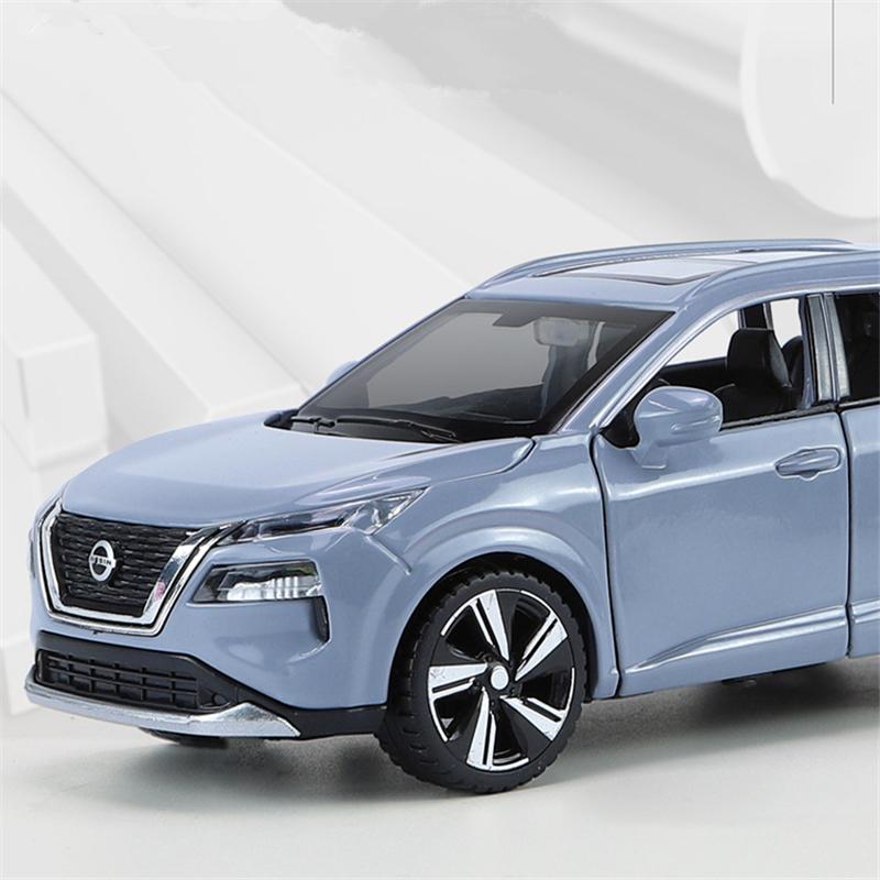 1/32 Nissan X-TRAIL SUV Модель автомобиля из литого металла Внедорожники Модель автомобиля Звук и свет Моделирование Детские игрушки Подарки