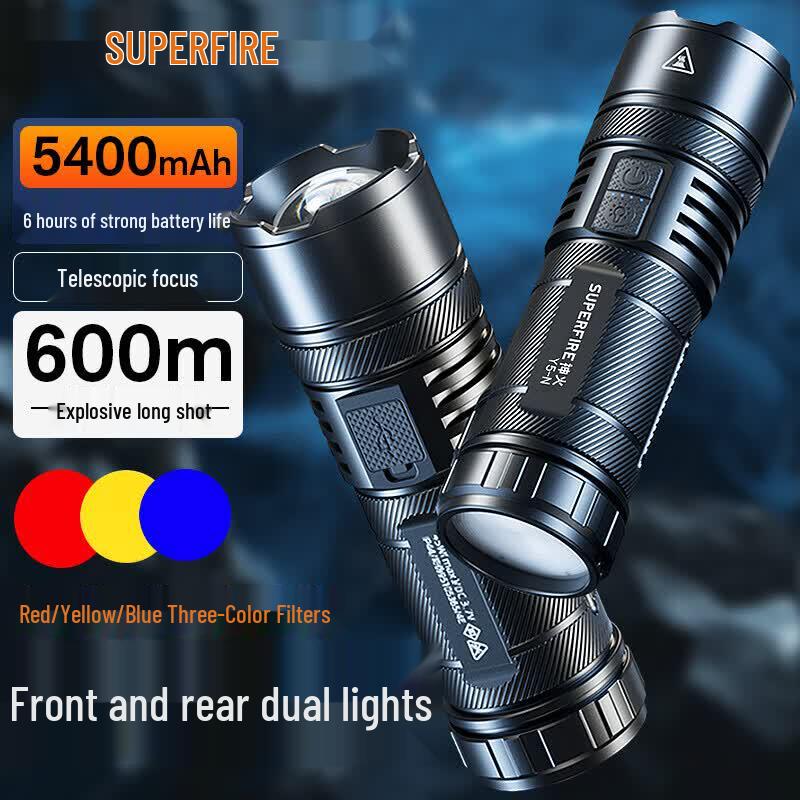 SupFire Y5-N High-Power Rechargeable LED Flashlight