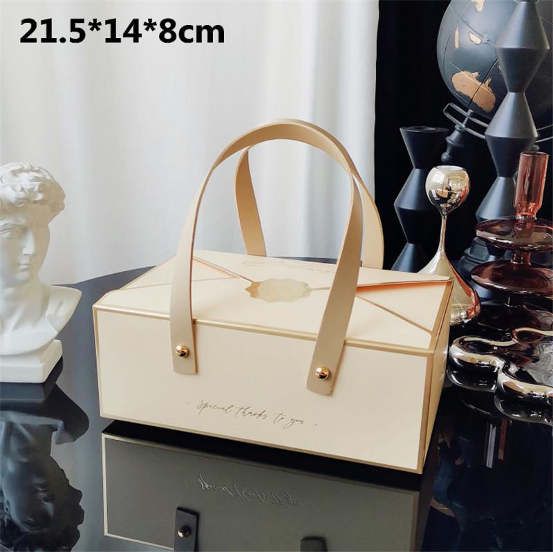 LBSISI Life 5 шт. бронзовая кожаная портативная веревочная бумажная коробка для шоколадного печенья, конфет, упаковка, подарок для свадьбы, дня рождения, вечеринки, декор