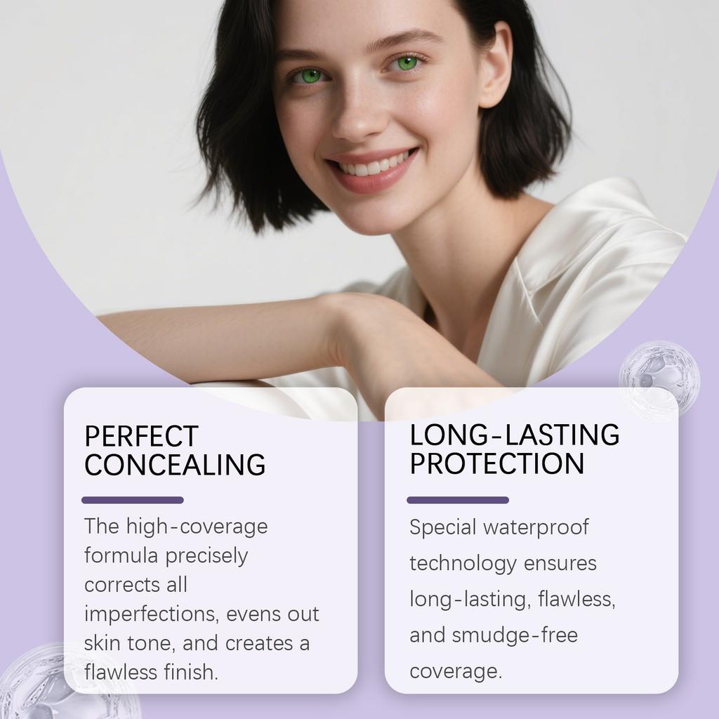 Long-Lasting Body Concealer Natural Beige Waterproof Lightweight Full Coverage Smooth 70g