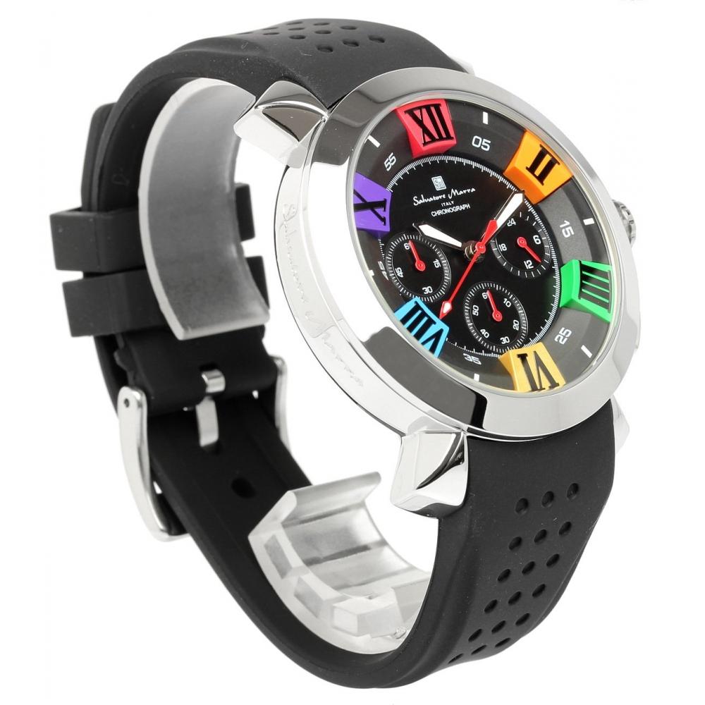 Salvatore Marra Часы Salvatore Marra Итальянский бренд 3D Index SM14102 (Черный Мульти)