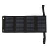 Складная солнечная панель с USB-портом 5,5 В 20 Вт Монокристаллическая Высокоэффективная IP65 Водонепроницаемая для Кемпинга на Открытом Воздухе Черная