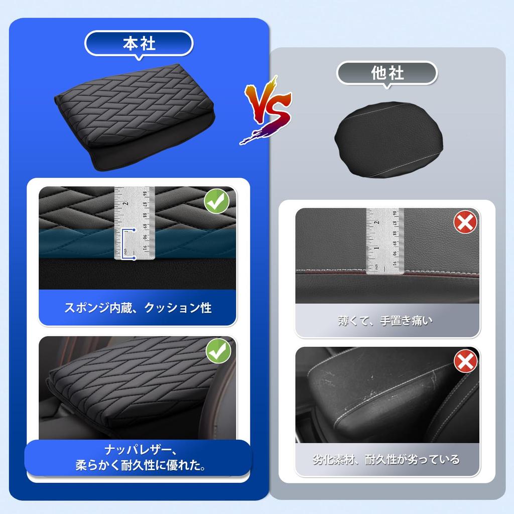 Mozan Armrest for Honda New Models Parallelogram Pattern Armrest Console Box Armrest Custom Protective Stain and Scratch Easy Direct from the