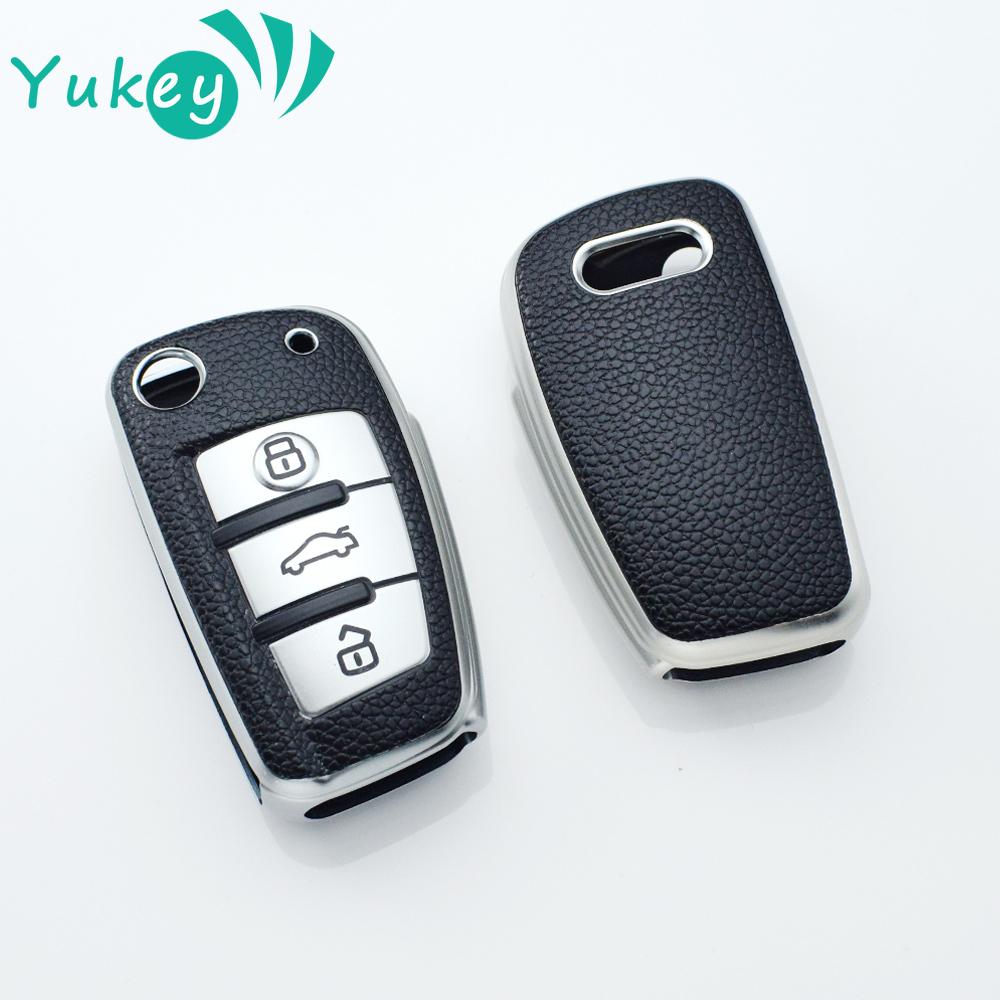 Для A1 A3 A6 A6L Q2 Q3 Q7 TTS R8 S6 RS3 ключ TPU автомобильный чехол для ключа чехол держатель защитная оболочка брелок аксессуары