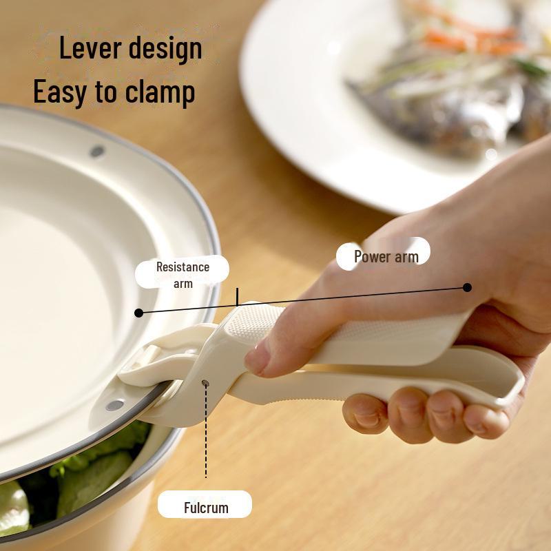 Нескользящий термостойкий подъемный зажим для мисок и тарелок для безопасности на кухне