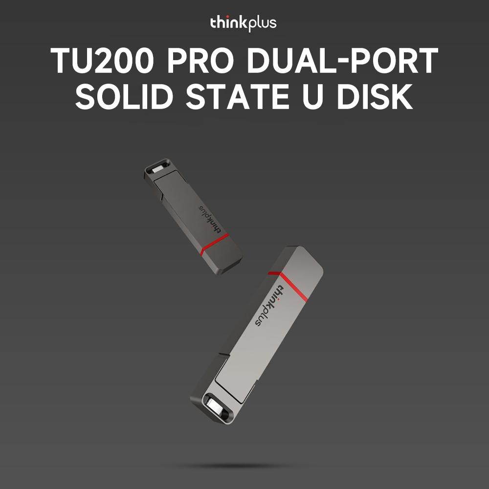 Thinkplus TU200 Pro USB3.2/Type-C двухпортовый портативный твердотельный U-диск металлический USB-накопитель