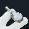 Rainbow Moonstone Pendant, Natural Moonstone Jewelry, 925 Sterling Silver Jewelry, Handmade Jewelry Pendant, Unisex Pendant For Gifts
