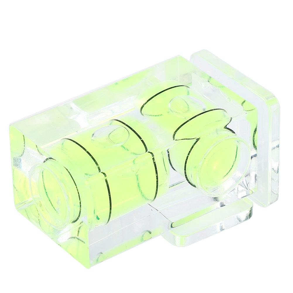 Пластиковый двухмерный маленький защитный чехол для горячего башмака с пузырьковым уровнем для универсальной зеркальной камеры