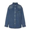 MO&Co. Women's Loose Fit Denim Jacket