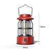 Outdoor Battery Comping Lantern Durable Waterproof Retro Lantern 3 Lighting Modes Hanging Lamp Outdoor Camping Hiking Hurricane Emergency Lights