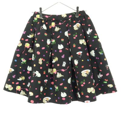 Косметические товары Franche lippee сделано в Японии Юбка мини-длины клеш с животным принтом Женская Б/У