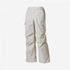 Women S Woven Wide Cargo pantS Nbnte1w202   16  Light Gray