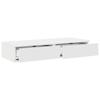 Bed Drawers White 100 x 36.5 x 16.5 cm Particleboard