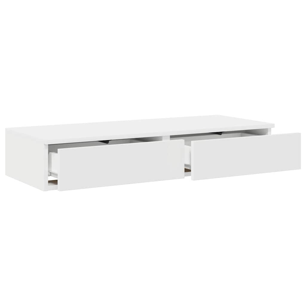 Bed Drawers White 100 x 36.5 x 16.5 cm Particleboard