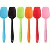 2 шт. Силиконовый скребок-лопатка, мини-силиконовый шпатель, шпатель для джема, термостойкий шпатель для крема, инструмент для помешивания и выпечки