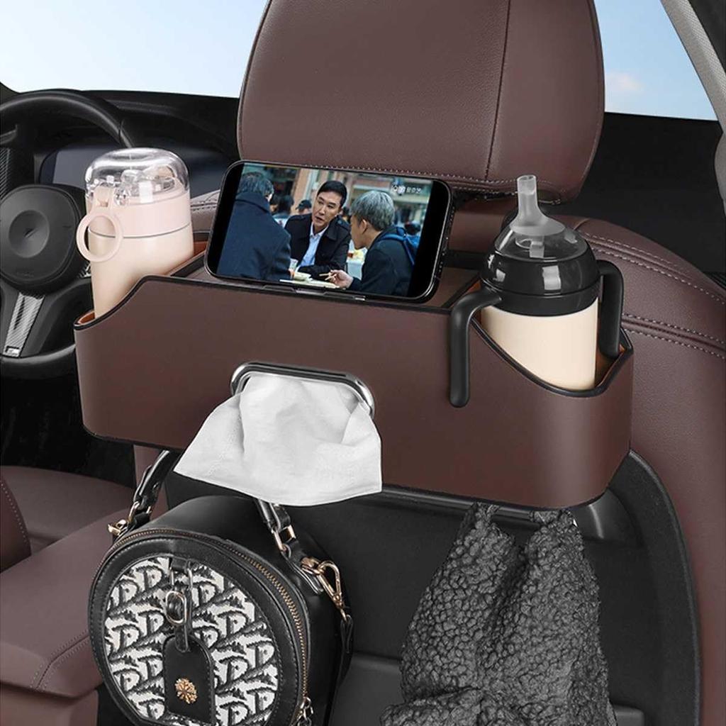 Многофункциональный автомобильный ящик для хранения вещей, совместимый с Mazda CX-3 CX-30 CX-5 CX-8 MAZDA2 MAZDA3 Sedan MAZDA 6, ящик для хранения на спинке сиденья автомобиля, чехол для салфеток, drin