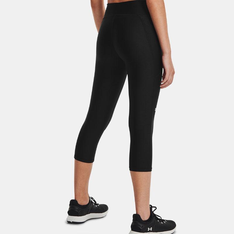 Under Armour Леггинсы HeatGear® Solid Non-Slip Compression Three Quarter Leggings Women Leggings Black 1365332-001