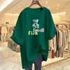 Cotton bear print short-sleeved t-shirt women's summer new loose casual top bottoming shirt