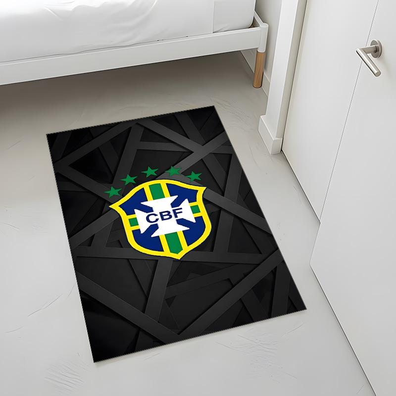 Confederacao Brasileira de Futebol (19) Rug Suitable For Living Rooms Bedrooms Computer Rooms Dining Areas And Placement Under Tables And Chairs Also
