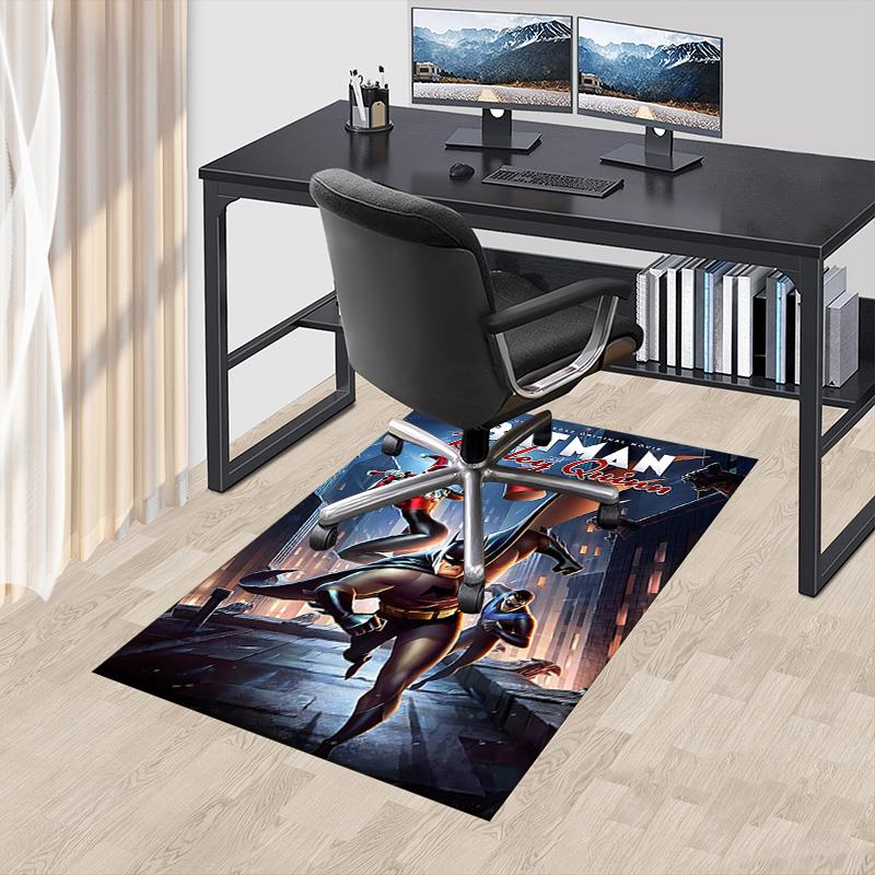 Batman Vs Harley Quinn Carpet For Playroom Bedroom Living Room Sofa Home Decorkids Game Area Rug Nonslip Floor Mat