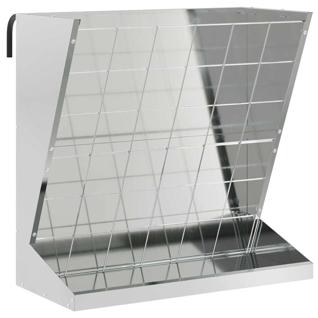 Hay Feeder Silver 71 x 33 x 70 cm Galvanized Steel
