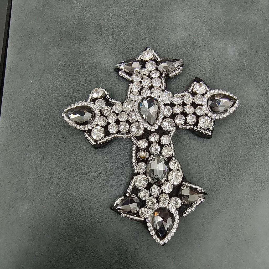 Модные нашивки со стразами и бисером для одежды, пришитые к значку Parch, аппликация, вышитые Parches